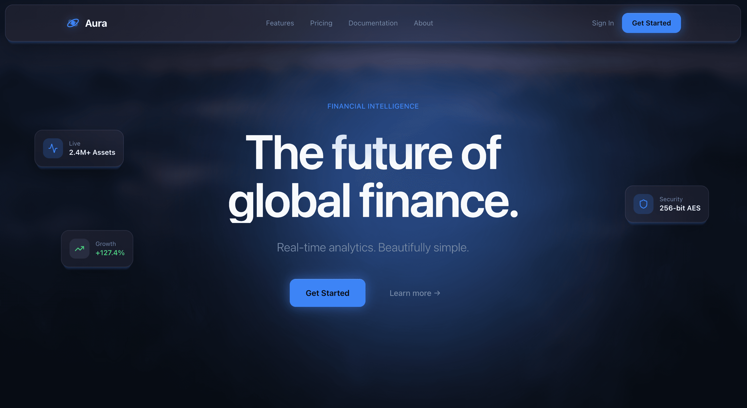 Aura Glass OS Preview